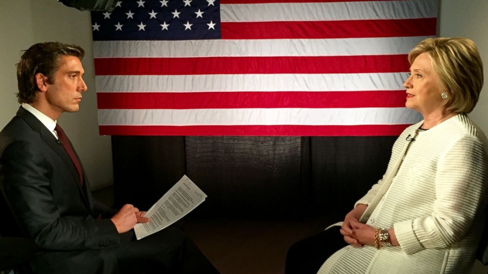 Transcript: Hillary Clinton's Interview With ABC News Anchor David Muir ...