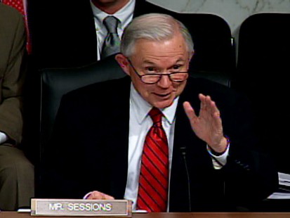 Video of Sen. Sessions misspeaking about doing crack cocaine.