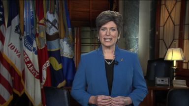 State Of The Union 2015 Joni Ernst Wears Camo Heels To Give The Sotu Republican Response Abc News