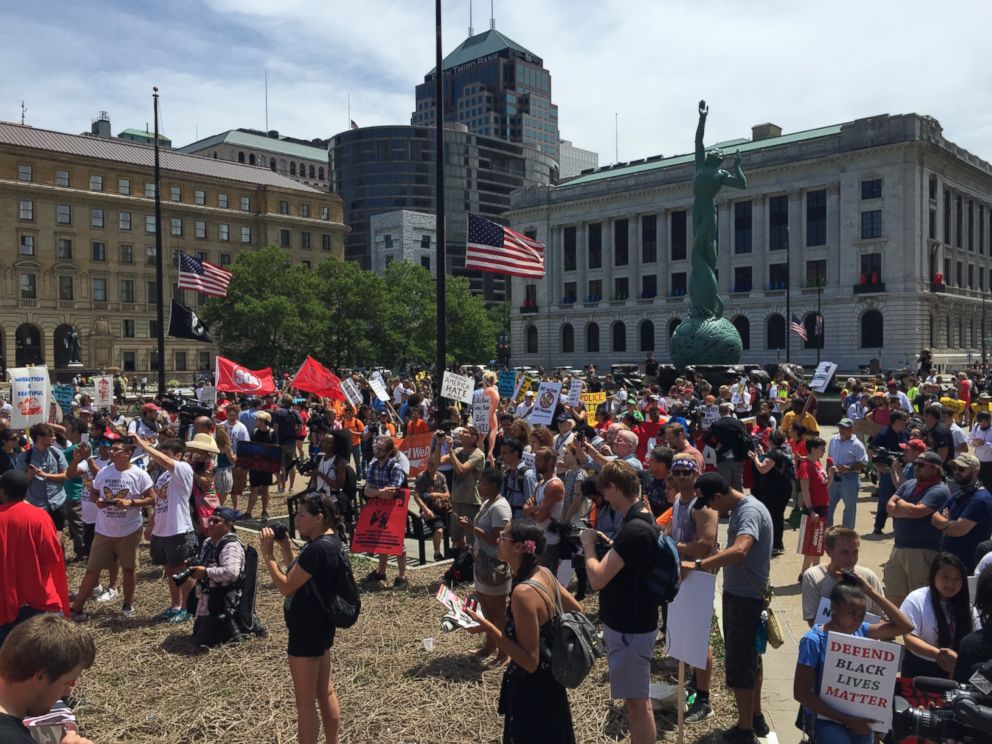 Largely Peaceful Protests Show Wide Swath of Anger in Cleveland ABC News