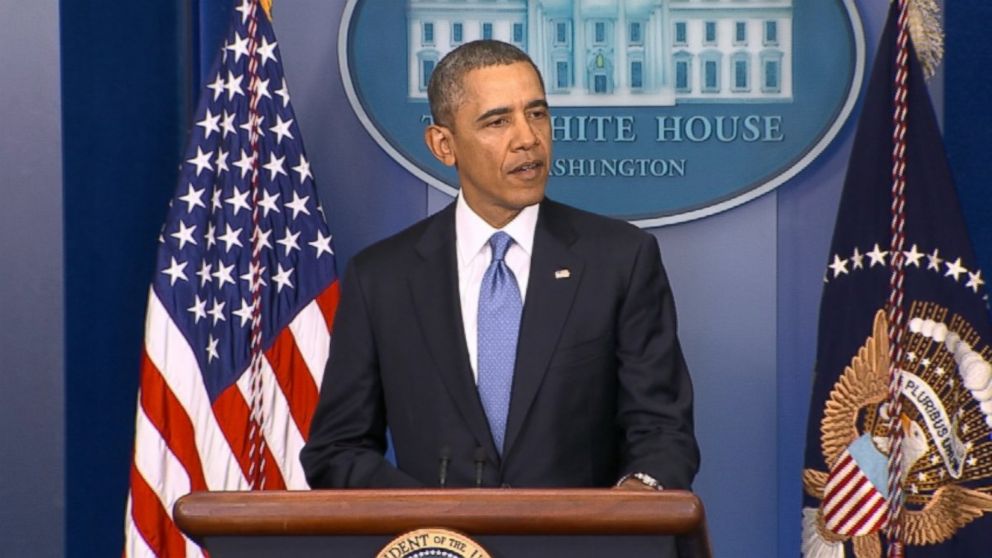 President Obama gives an address on the situation in Ukraine on March 17, 2014. 