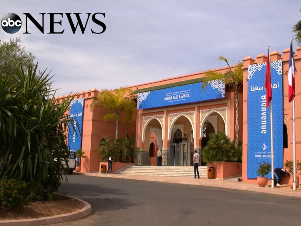 PHOTO: The Palmeraie Palace outside Marrakesh, Morocco, was the setting for the Clinton Global Initiative Conference in May 2015.