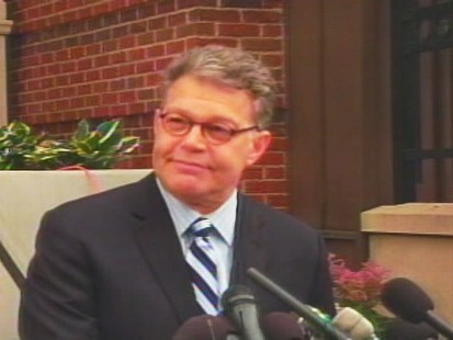 ABC News video of Al Franken victory speech.