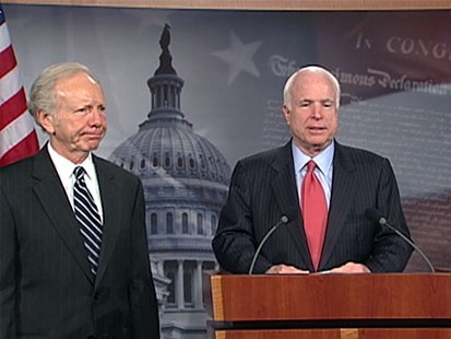 Photo: Senators Support Obama?s Decision on McChrystal: Graham, Lieberman and McCain praise Patraeus appointment, question pull out date.