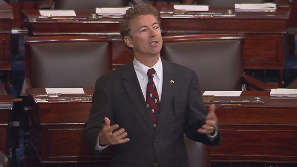 Sen Rand Paul Ends Filibuster Against Nsas Controversial Data Collection Program After 10 