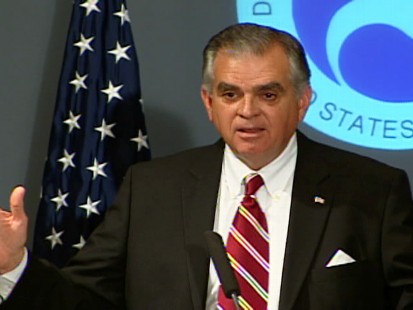 Video of Treasury Secretary Ray LaHood talking about cash for clunkers.
