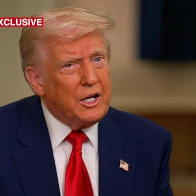 President Donald Trump spoke with ABC News’ Terry Moran about the war in Ukraine and his confidence in Defense Secretary Pete Hegseth.