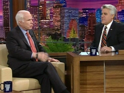sen john mccain and jay leno