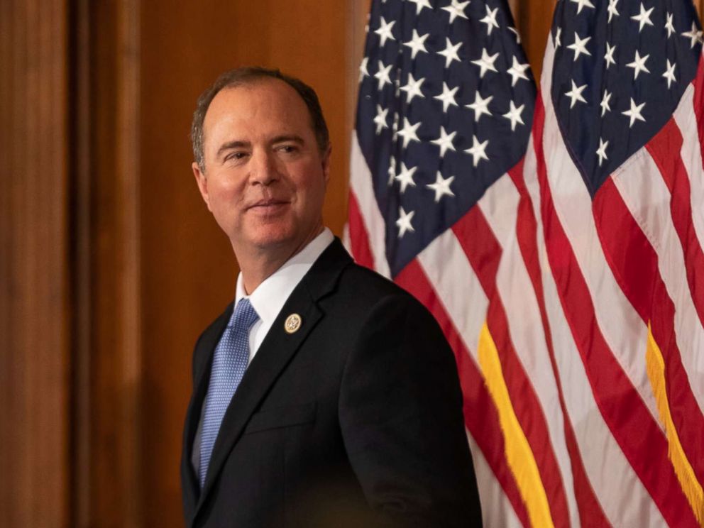 PHOTO: Rep. Adam Schiff participates in a ceremonial swearing-in ceremony on Capitol Hill in Washington, Jan. 3, 2019.