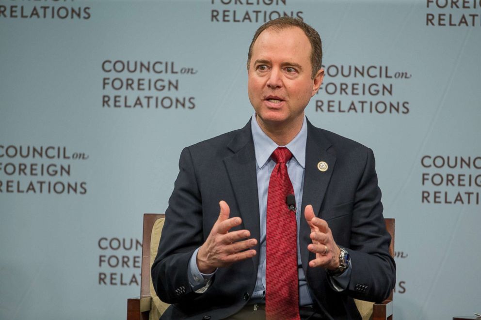 PHOTO: House Intelligence Ranking Member Adam Schiff speaks at the Council on Foreign Relations, Feb. 16, 2018, in Washington, D.C.