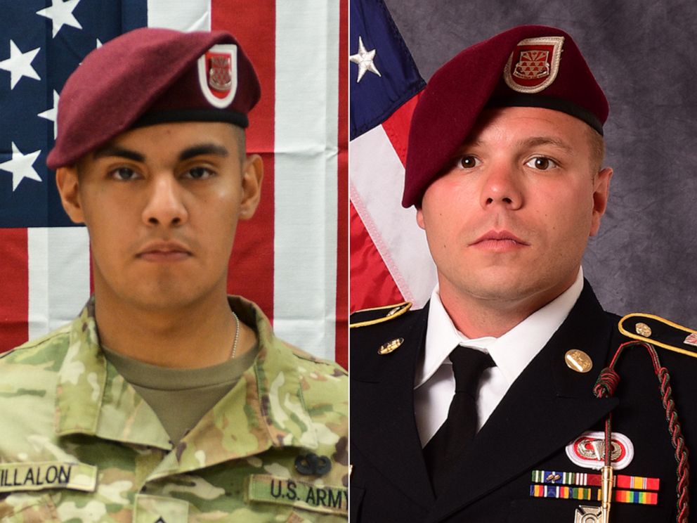 PHOTO: 82nd Airborne Division Paratroopers Pfc. Miguel Villalon and Staff Sgt. Ian McLaughlin were killed, Jan. 11, 2020, in Kandahar, Afghanistan.