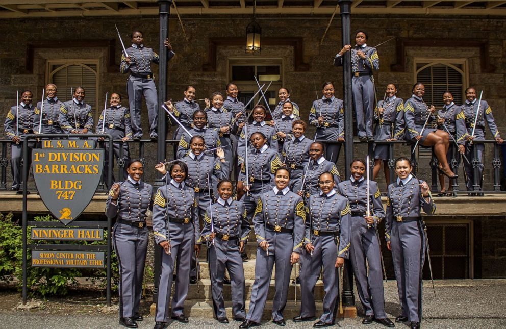 PHOTO: West Point's 2019 graduating class will include the most African-American female cadets in the school's history.