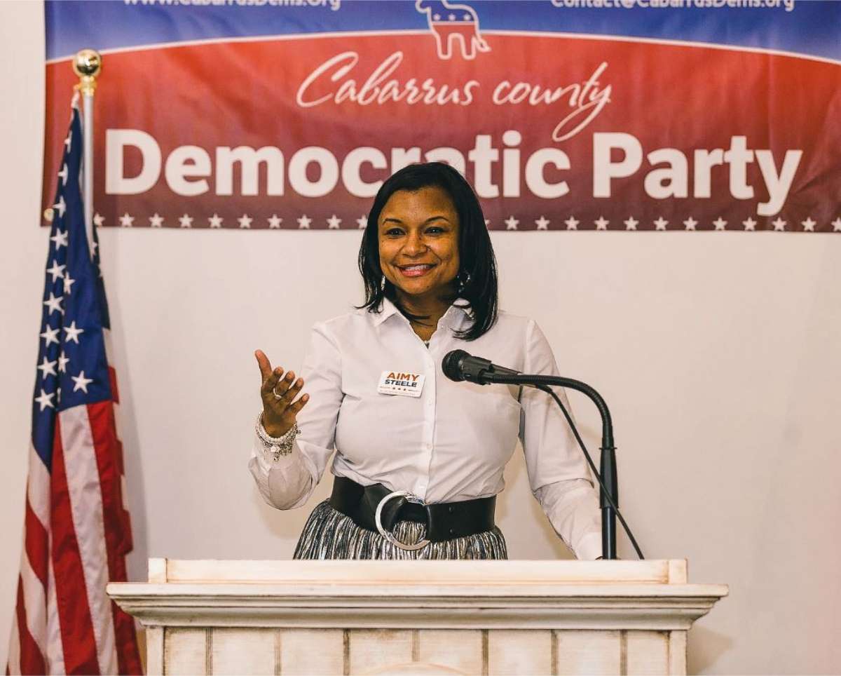 PHOTO: Aimy Steele, Democratic candidate for District 82 of the North Carolina House of Representatives is pictured in this photo from her website.