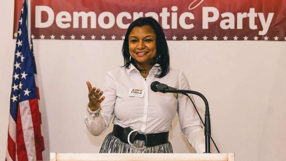 PHOTO: Aimy Steele, Democratic candidate for District 82 of the North Carolina House of Representatives is pictured in this photo from her website.