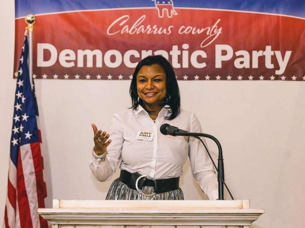 PHOTO: Aimy Steele, Democratic candidate for District 82 of the North Carolina House of Representatives is pictured in this photo from her website.