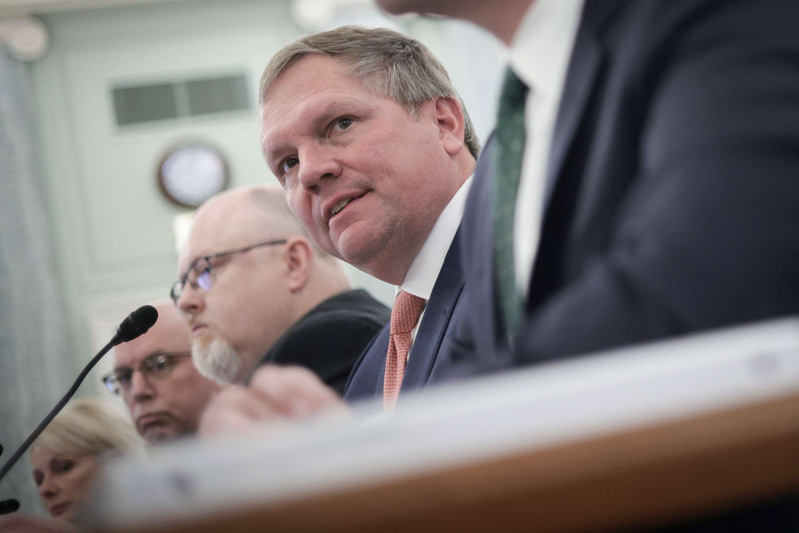PHOTO: Alan Shaw, CEO of Norfolk Southern, testifies before the Senate Commerce, Science, and Transportation Committee, Mar. 22, 2023, in Washington.