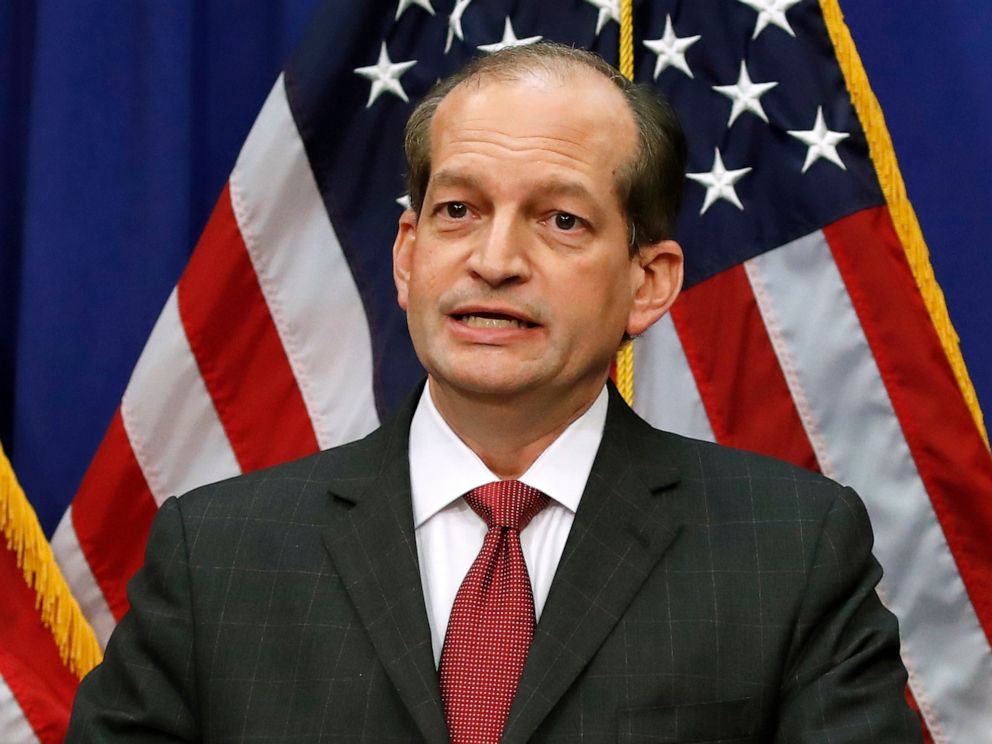 Labor Secretary Acosta resigns amid Epstein plea deal controversy