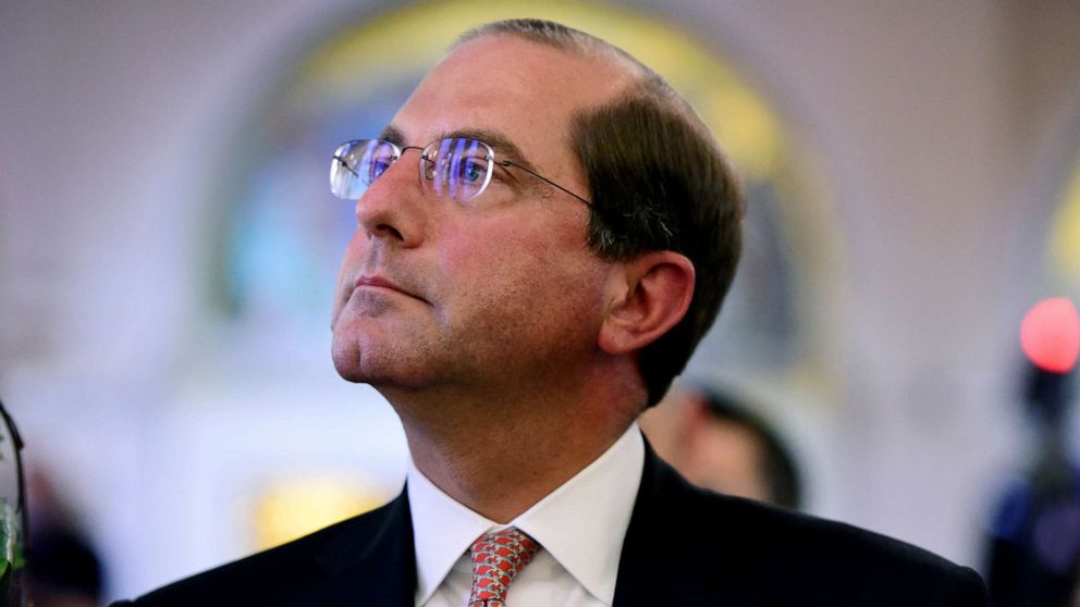 PHOTO: HHS Secretary Alex Azar listens during the Enthronement Ceremony of Archbishop Elpidophoros, as the Archbishop of America at the Cathedral of the Holy Trinity in New York, June 22, 2019.