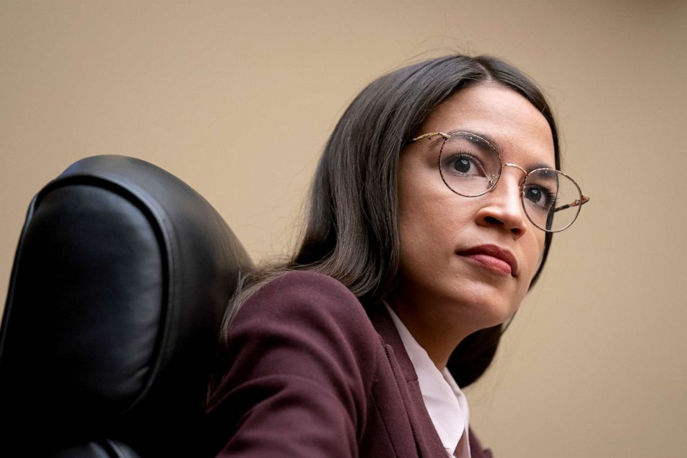 PHOTO: Rep. Alexandria Ocasio-Cortez attends a House Oversight Committee hearing on high prescription drugs prices on Capitol Hill in Washington, July 26, 2019.