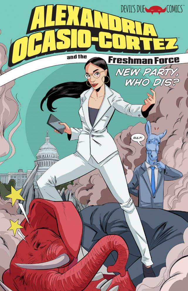 PHOTO: Rep. Alexandria Ocasio-Cortez is the focus of an upcoming comic book from Devil’s Due Comics. Image by Tim Seeley and Josh Blaylock, with K. Lynn Smith.