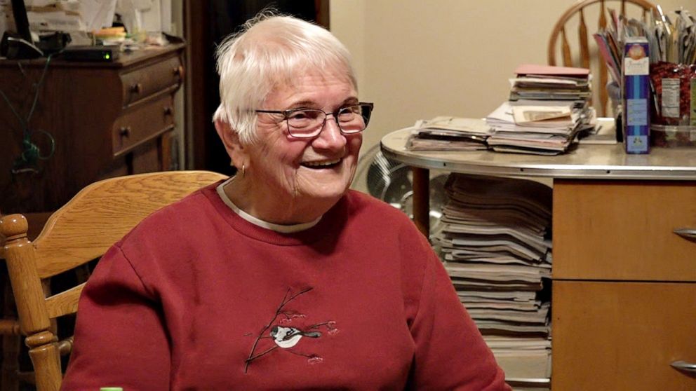 PHOTO: Lifelong Republican Revelyn Lonning of Waukon, Iowa, says she is keeping an open mind about the candidates in the 2020 presidential race.  The retired 911 dispatcher and jailer voted for Donald Trump in 2016.
