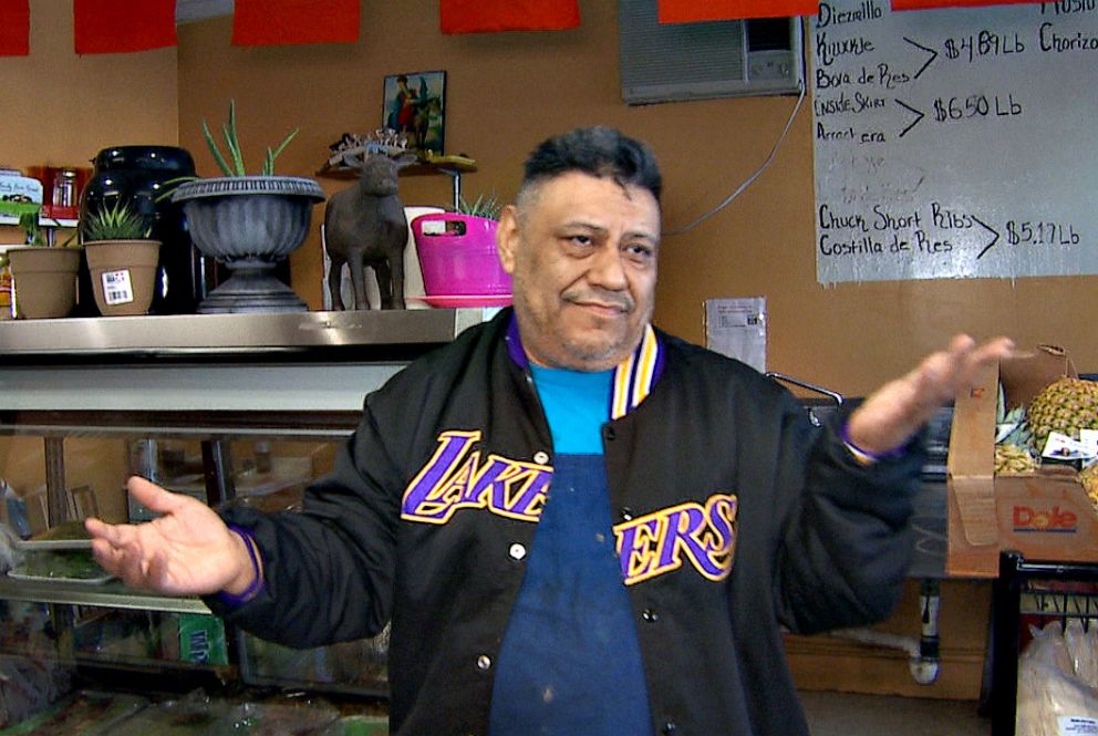 PHOTO: Ricardo Garcia owns El Pariente Restaurant and Market in downtown Postville, Iowa. The Mexico native and permanent legal resident says immigrants are the lifeblood of the community.
