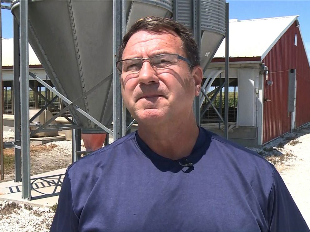 PHOTO: Gregg Hora, president of the Iowa Pork Producers Association, says a trade war with China initiated by President Trump has had a painful financial impact.
