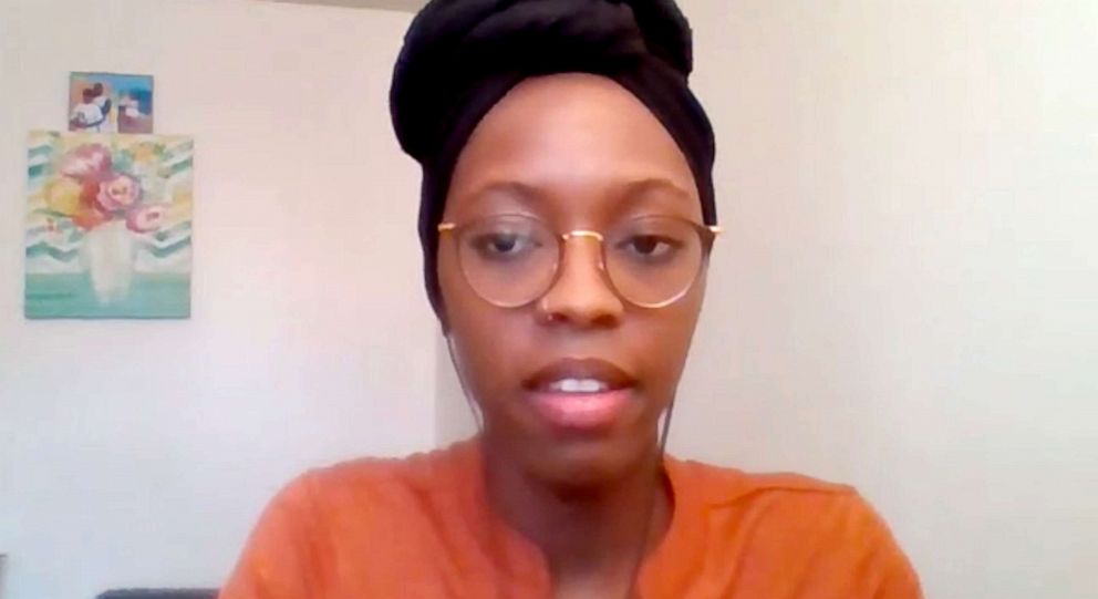 PHOTO: Amira Kherrallah, a 25-year-old refugee from Central African Republic who now lives in Utah, said in a February 2020 interview with ABC News that "it's very good to know" President Joe Biden is "willing to welcome more refugees."
