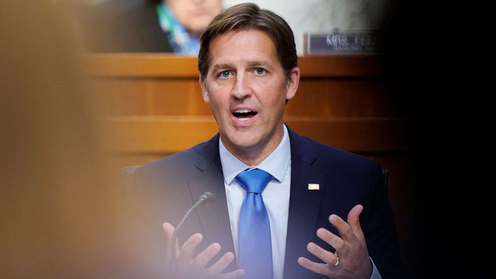 PHOTO: Sen. Ben Sasse speaks during the third day of Senate Judiciary Committee confirmation hearings for Supreme Court nominee Judge Amy Coney Barrett on Capitol Hill in Washington, Oct. 14, 2020.