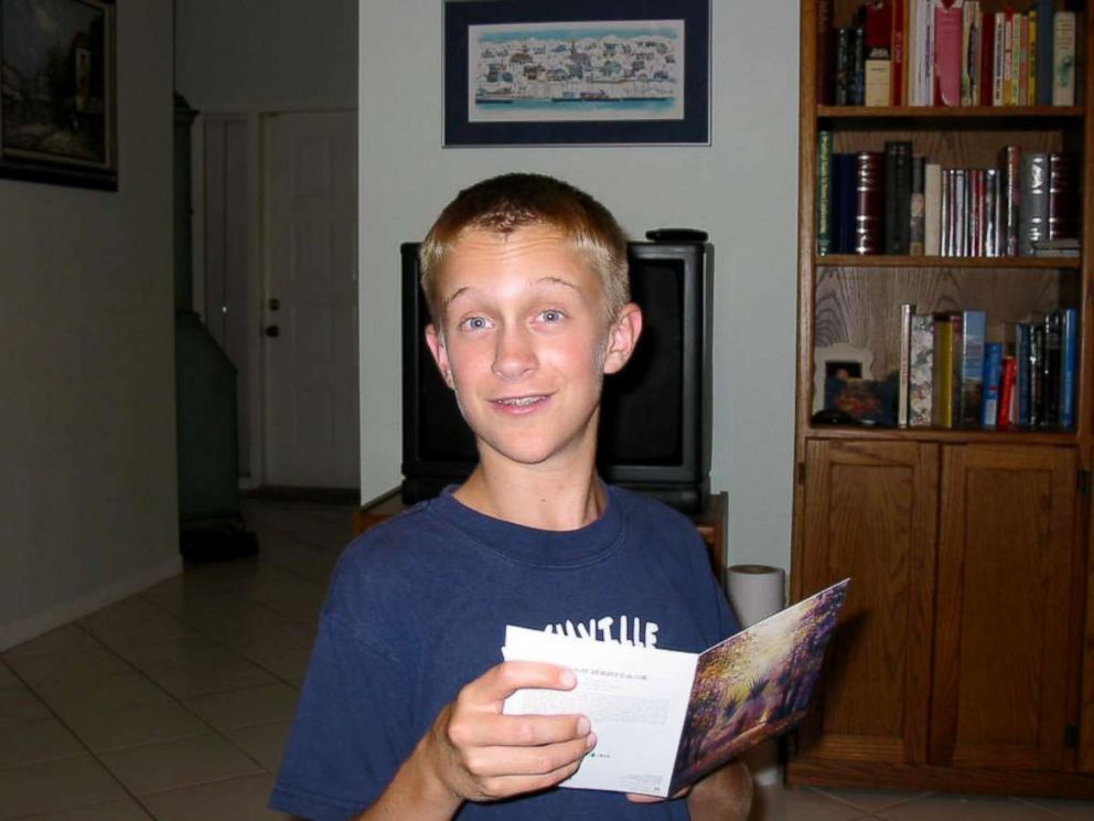 PHOTO: Andrew in the 6th grade after getting his braces removed.