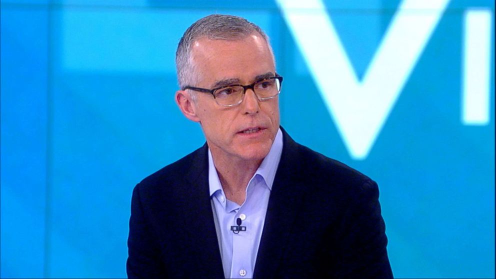 PHOTO: Andrew McCabe appears on "The View," Feb. 19, 2019.