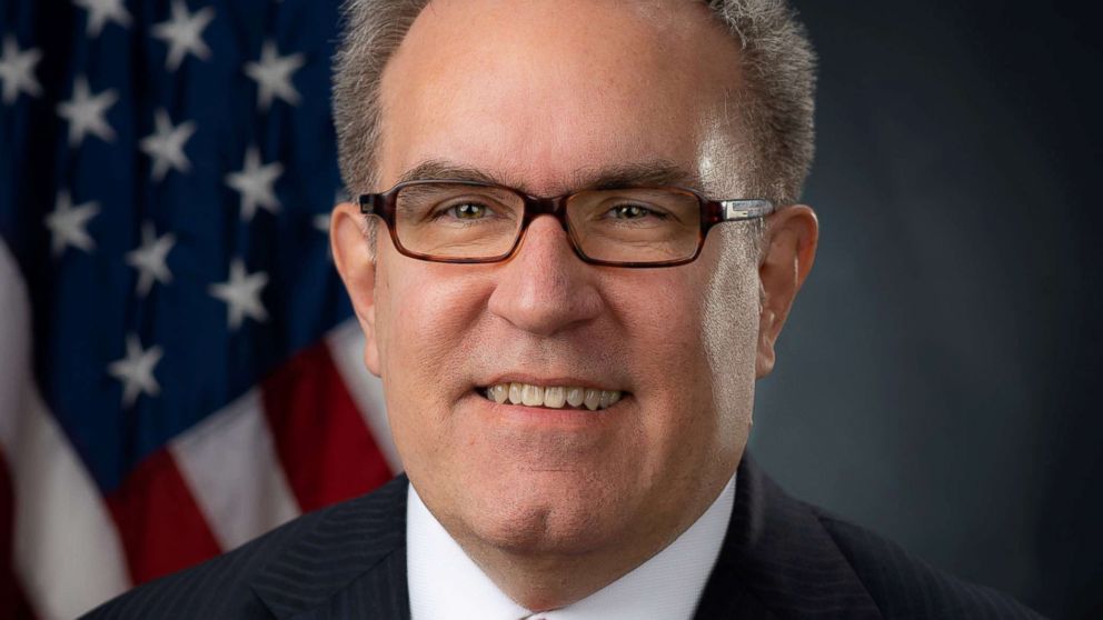 PHOTO: U.S. Environmental Protection Agency Deputy Administrator Andrew Wheeler is seen in this image released from Washington, on July 5, 2018.