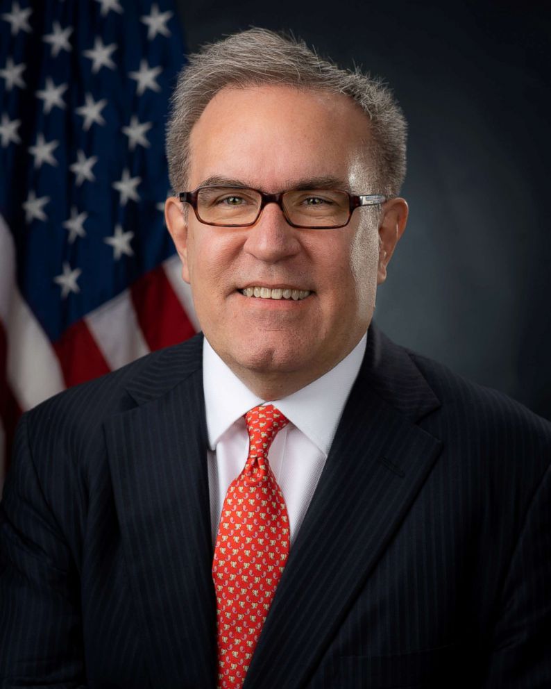 PHOTO: U.S. Environmental Protection Agency Deputy Administrator Andrew Wheeler is seen in this image released from Washington, on July 5, 2018.