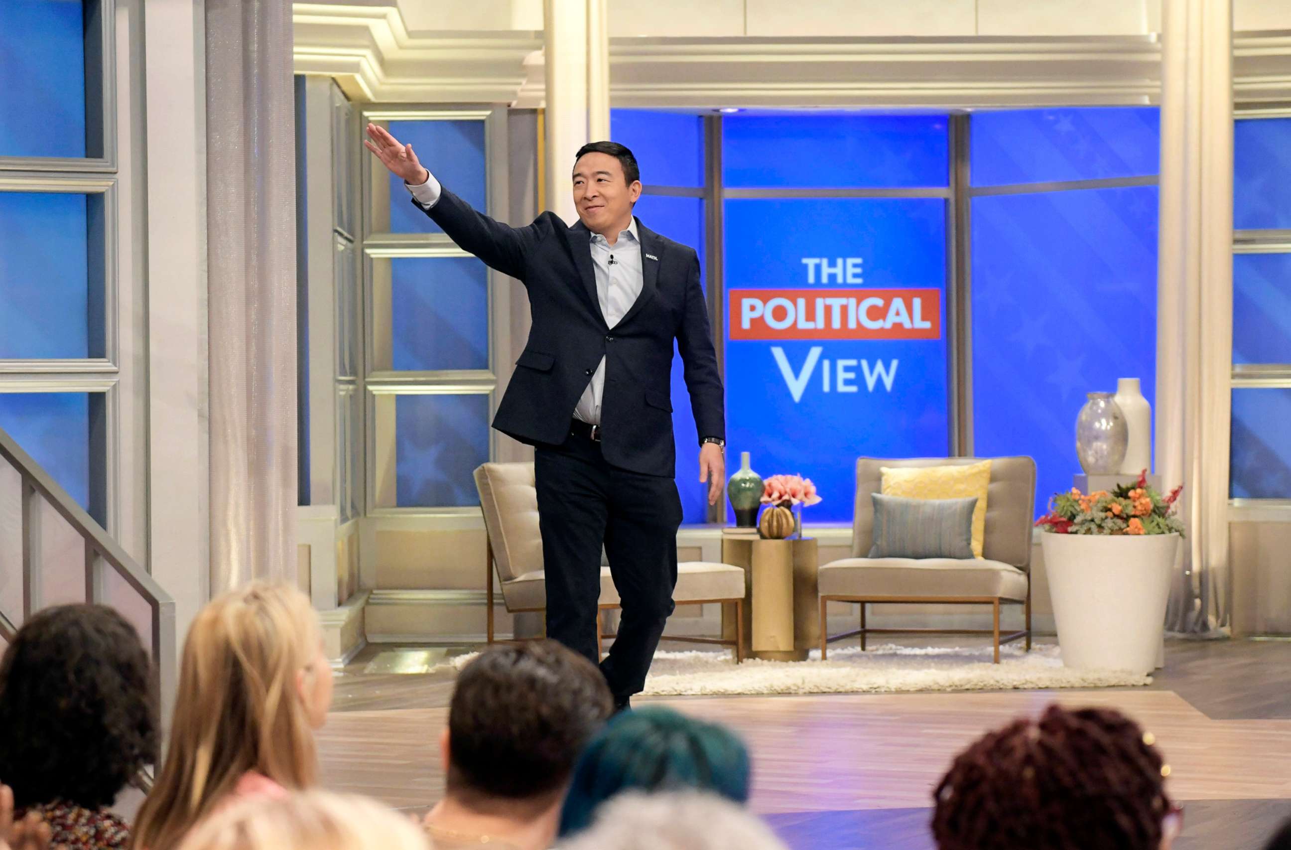PHOTO: Democratic presidential candidate Andrew Yang appears on ABC's "The View," Jan. 8, 2020.