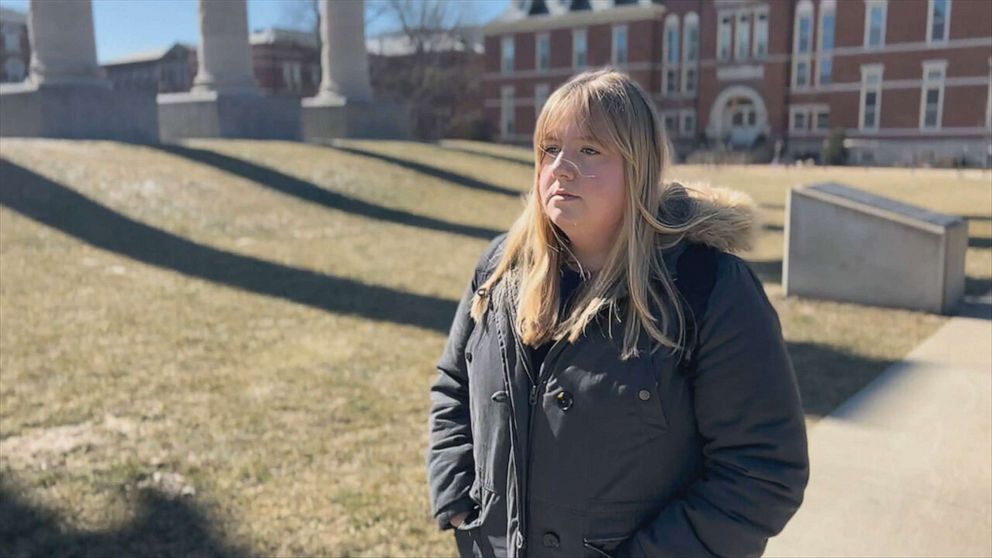 PHOTO: Anna Bain, a sophomore at the University of Missouri, is one of nearly half a million Missourians who has applied for federal student debt forgiveness.