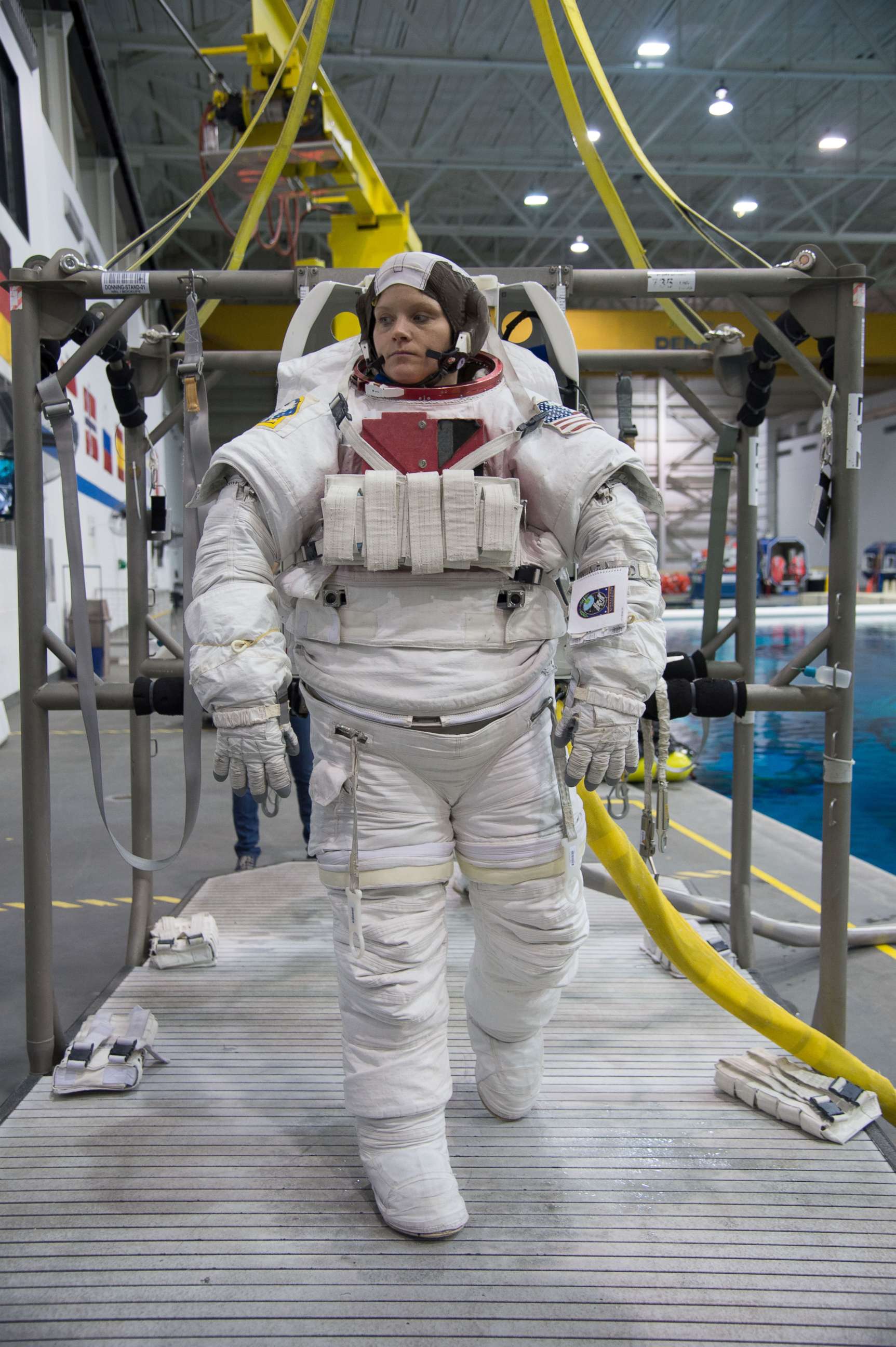 PHOTO: Astronaut Anne McClain during training.