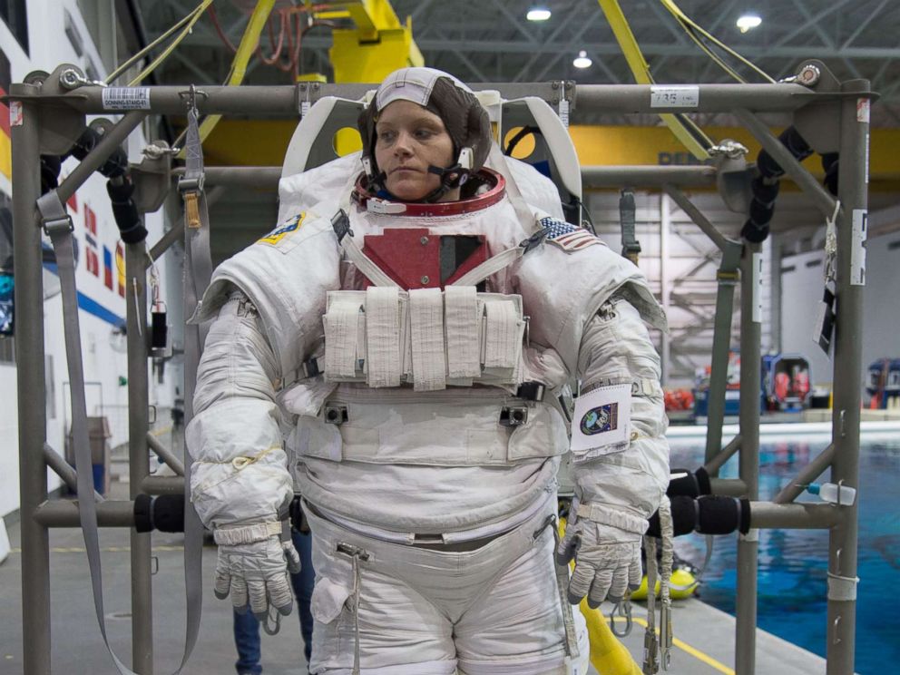 PHOTO: Astronaut Anne McClain during training.