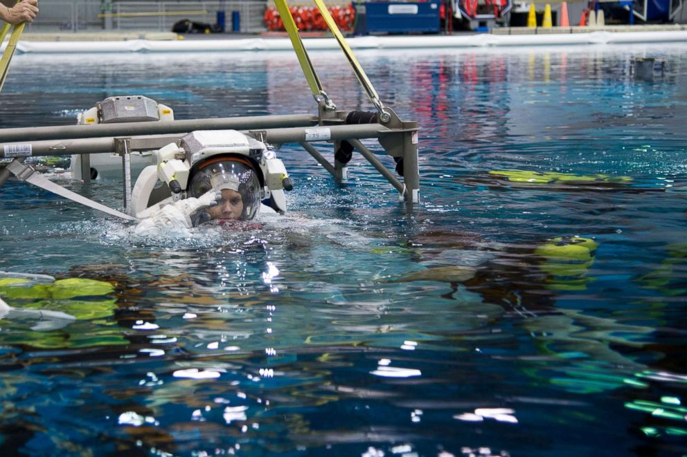 PHOTO: Astronaut Anne McClain during training.