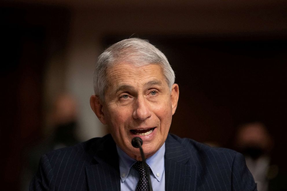 PHOTO: Anthony Fauci testifies during a Senate Senate Health, Education, Labor, and Pensions Committee Hearing to examine COVID-19, at the Capitol in Washington, D.C., Sept. 23, 2020.