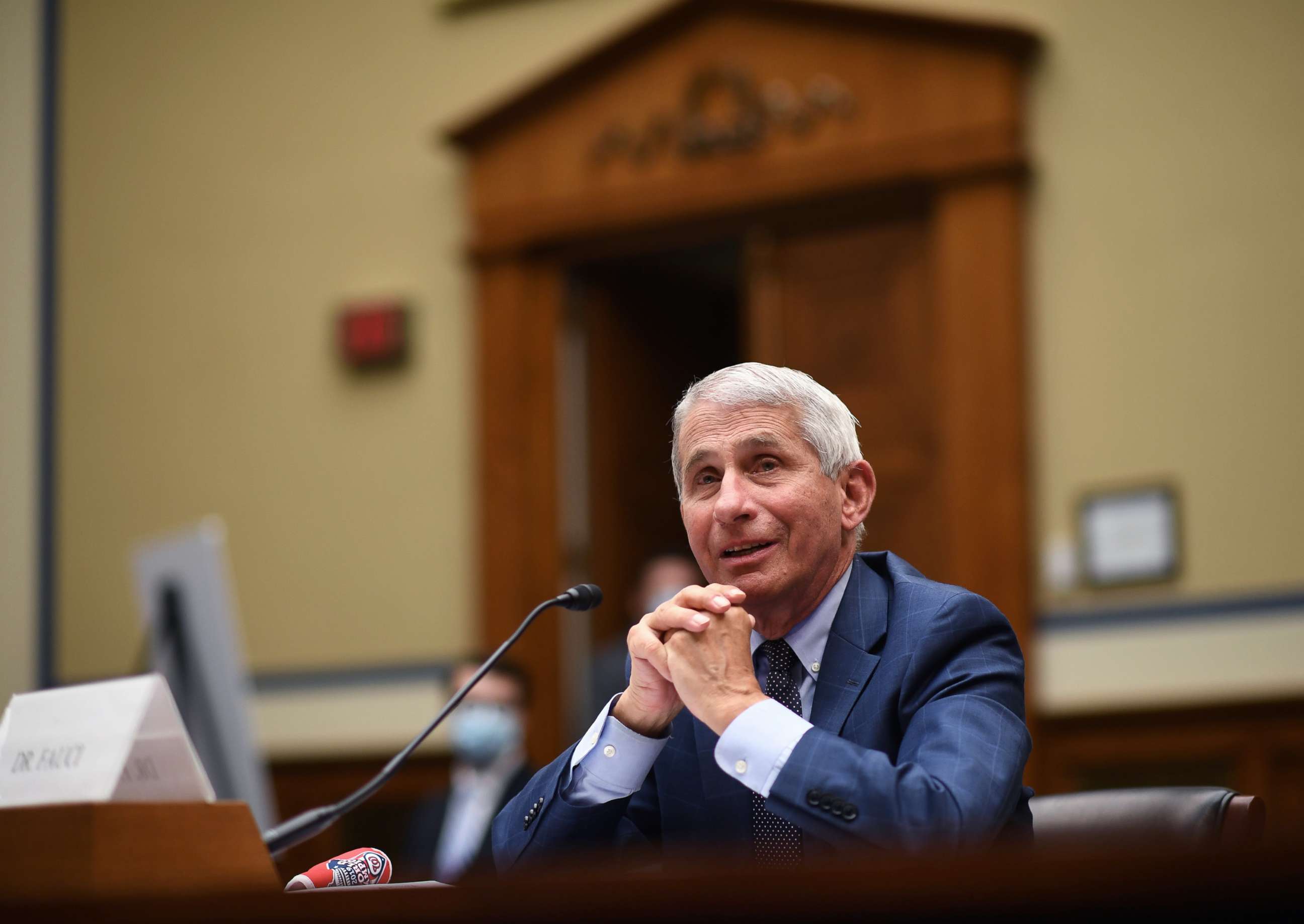 PHOTO: Dr. Anthony Fauci, director of the National Institute for Allergy and Infectious Diseases, testifies before a House Subcommittee on the Coronavirus crisis, July 31, 2020 in Washington, D.C.