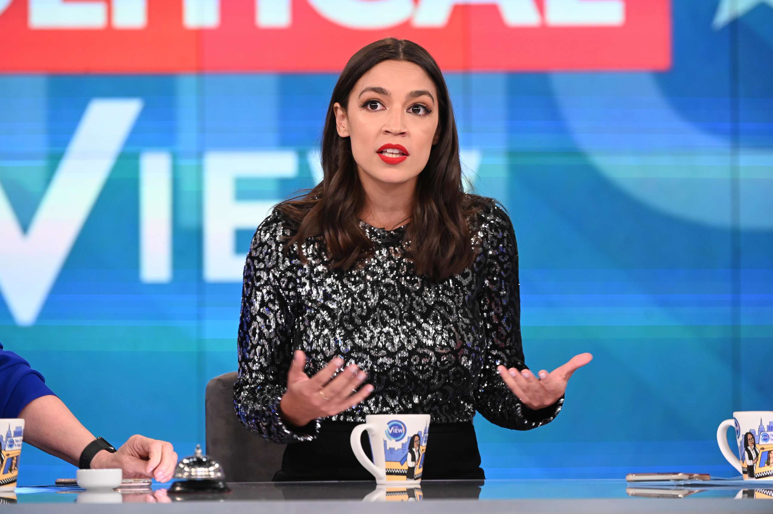 PHOTO: Alexandria Ocasio-Cortez on ABC's "The View," Feb. 19, 2020.