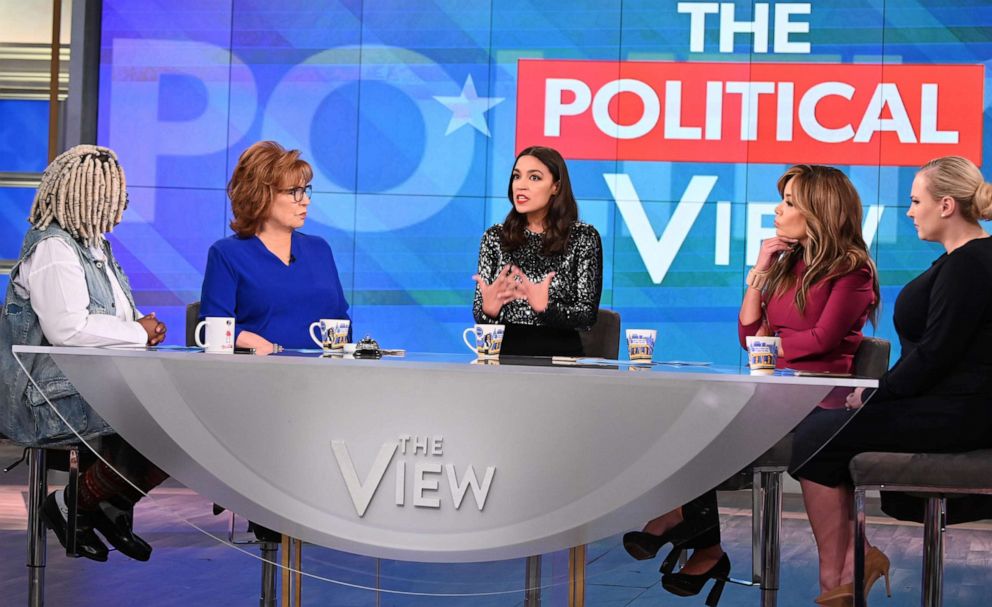 PHOTO: Alexandria Ocasio-Cortez on ABC's "The View," Feb. 19, 2020.