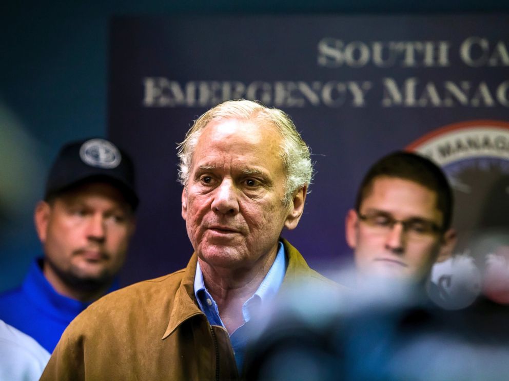 South Carolina Gov. Henry McMaster, seen here Feb. 4, 2018, aired a Super Bowl ad calling for the American people to “stand for the flag.”