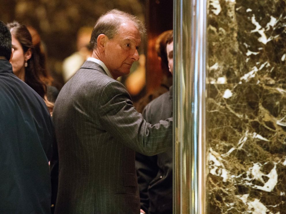 PHOTO: Paul Atkins, a former SEC Commissioner and current CEO of Patomak Partners, arrives at Trump Tower, Nov. 28, 2016, in New York.
