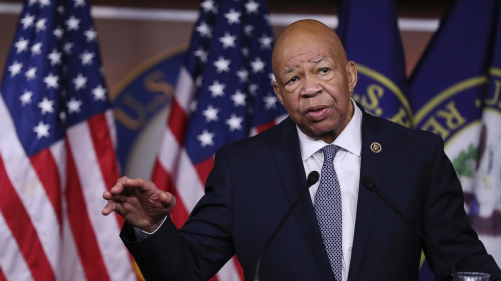 Rep. Elijah Cummings, D-Md. speaks during a news conference on Capitol Hill in Washington, Jan. 12, 2017.