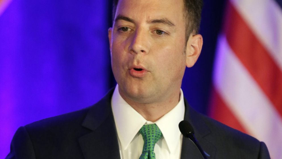 Reince Priebus, chairman of the Republican National Committee, speaks during the general session of the summer RNC meeting on in Chicago, Aug. 8, 2014.