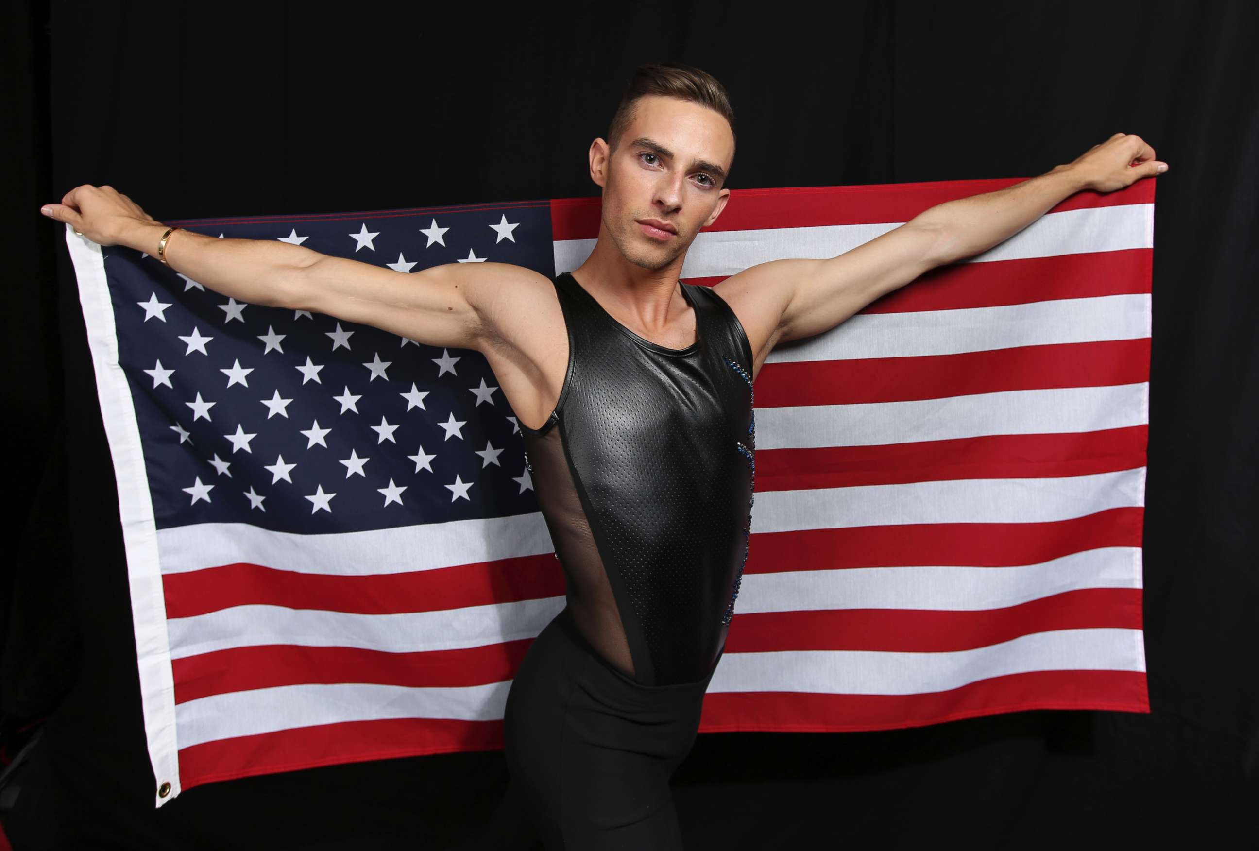 PHOTO: United States Olympic Winter Games figure skater Adam Rippon poses for a portrait at the 2017 Team USA Media Summit Monday, Sept. 25, 2017, in Park City, Utah.