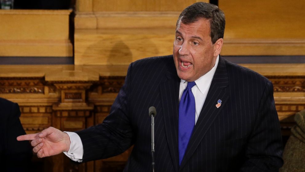 New Jersey Gov. Chris Christie delivers his State Of The State address, on Jan. 13, 2015, in Trenton, N.J. 
