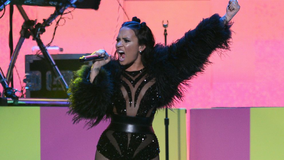 PHOTO: Demi Lovato performs at Day 1 of the 2015 iHeartRadio Music Festival at the MGM Grand Garden Arena, Sept., 18, 2015 in Las Vegas.
