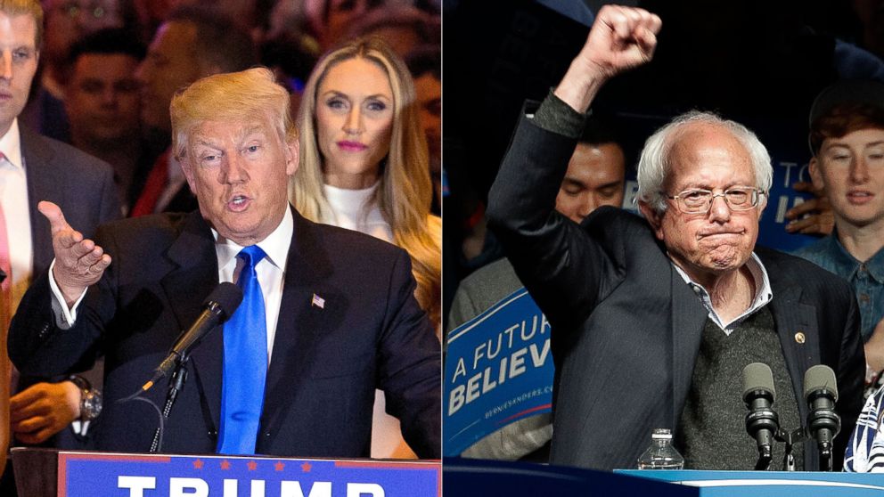 Donald Trump | Bernie Sanders